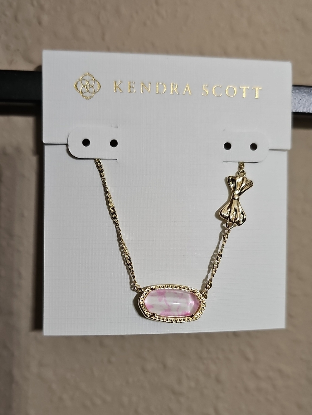 💲24-hr Sale💲 Kendra Scott x LoveShackFancy Bow Gold Tone Elisa Necklace